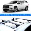 220lbs Roof Racks Cross Bars Fit for Chevrolet Chevy Traverse 2018 2019 2020 2021 (Not Fit for the 2022 Model), Heavy Duty Aluminum Crossbar Roof Rail Cargo Carrier Rooftop Car SUV Black Accessories