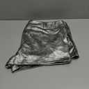 Floerns Women's Y2k Metallic Low Waist Shorts Skinny Party Micro Shorts Without Belt (Medium)