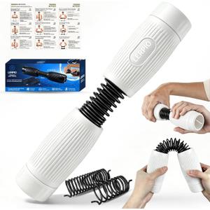 Forearm & Wrist Strength Trainer, Adjustable Resistance Forearm Exerciser with Interchangeable Springs Design, Beginner to Advanced Portable Arm Exercise Equipment for Home, Gym, Office
