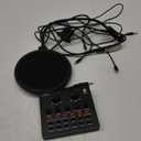 Podcast Equipment Bundle, BM-800 Recording Studio Package with Voice Changer, Live Sound Card - Audio Interface for Laptop Computer Vlog Living Broadcast Live Streaming YouTube TikTok (AM100-V8)