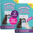 Vamoosh Pet Hair Dissolver | No Harmful Chemicals | Safe for Pets | Patented Pet Hair Dissolving Formula | Removes Odor | Dissolves Dog, Cat & Animal Fur | Easy to Use | 100g (Pack of 6)