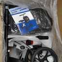 Economy Knee Scooter Steerable Knee Walker for Foot Injuries Compact Crutch Alternative with Dual Braking System (Red)