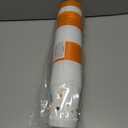 24 Pack Thanksgiving Cups - 16oz Orange & White Plastic Fall Party Cups with Autumn Pumpkin and Turkey Designs, Perfect for Friendsgiving and Holiday Celebrations