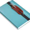 MAKYN Small Leather Adjustable Pen Holder for Journals, Notebooks, Planners, Books, Pencil Sleeve Case Pouch, Elastic Pen Holder for Notebook, Soft Fountain Pen Case (Cognac)