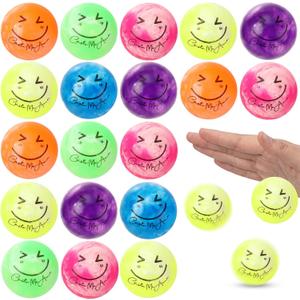 Wettarn 50 Pcs Jesus Easter Gifts Bulk Spanish Christian Easter Bouncy Balls Rubber Religious Cristo Me AMA Bouncing Balls Jesus Loves You Easters Party Favor Basket Suffer