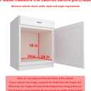 Sikarou Pull Out Cabinet Organizer 23" W x 21" D 2-Tier Individual Slide Out Drawer Pantry Shelf Storage for Kitchen Base Cabinet Organization for Kitchen, Bathroom, Pantry, Chrome