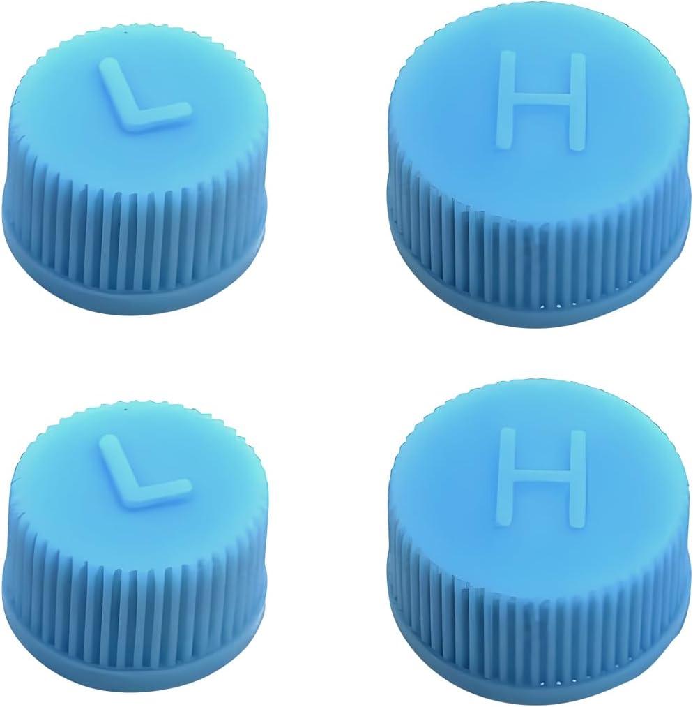 4 x 4PCS Car A/C Valve Core Caps, R134a Air Conditioning Valve Cap