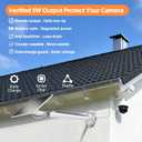 Solar Panel for Ring Camera, 5W Solar Fast Charger, Telescopic Pole & 360 Swivel, 10ft USB-C Cable, IP65 Weatherproof, for All Battery Outdoor Security Cameras, Perfect for Reaching Sunlight