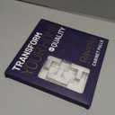 Ravinte 5 Pack Brushed Nickel Square Bar Cabinet Knobs 2 Inch Square Cabinet Handles Silver Single Hole Kitchen Cabinet Pulls