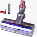 Quick-Release Motorhead Cleaner Compatible with Dyson V7,V8, Cyclone V10,V11,V15 Cordless Vacuum Cleaners, Vacuum Attachments, Upgrade Anti-Tangle Head Suitable for Carpets & Rugs