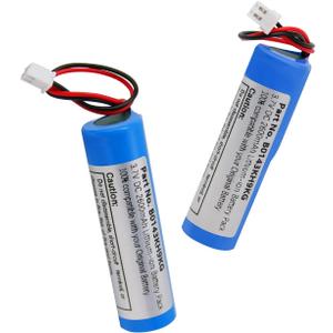 Rechargeable Li-ion Battery Pack (2pcs 2600mAh XH2.54 3.7V)
