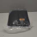 Backflow Preventer Insulation Cover - Water Pipe Insulation Sprinkler Cover for Outside - Insulated Backflow Cover Pouch for Irrigation Back Flow Valve in Winter or Sun Exposure (16"W x 20"H, BLACK)