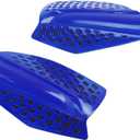 Worldmotop 7/8" 22mm Motorcycle Hand Guards Handguards Brush Bar -Universal Replacement for Yamaha Kawasaki Suzuki Honda Off Road ATV Dirt Bike Motocross(Blue+White)