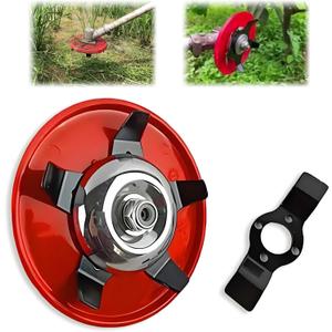 Upgraded Weeding Disc, 2025 New Universal Weeding Disk, Multifunctional Trim Season Weeder Plate, Amphibious Weeding Disc for Trimmer Weeds Blade Cutter