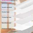 2 x Frosted Glass Window Privacy Film Decorative, Bathroom Window Privacy Film for Glass Windows Cover, Static Cling, Removable, Reusable, Anti-UV, Anti-Glare, Heat Blocking, 17.5 by 78.74 inch