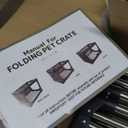 33-Inch Collapsible Travel Dog Crate, Portable 4-Door Soft Kennel for Medium to Large Dogs, Chew-Proof Mesh Windows, Indoor/Outdoor Use, Foldable, with Storage Bag (Green)