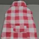 Kuoser Dog Winter Coat, Reversible Dog Jacket, Warm Doggie Coat British Style Puppy Cold Weather Vest, Windproof Pet Clothes Vest for Small Dogs, Pink S (S (Chest Girth: 13.8-17.3''))