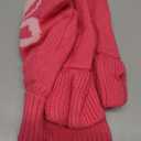 YUDODO Valentines Bowknot Dog Sweater Dress for Small Dogs Girl, Stretchy Pet Sweaters Pullover Coats, Fall Winter Warm Dog Turtleneck Sweater (Pink, L)