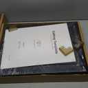 [Classicmacher] Heavy Duty Dog Door with Double Sliding Lock Panel, Aluminum Large Doggie Door for Exterior Door, Magnetic Double Flaps Dog Door Medium Dog (Medium,Black)