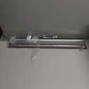 Repa Market 21" x 3" Inch Air Grille for Round Spiral Ducts - Adjustable Double Louvre Blade - Galvanized Ventilation Cover - Side Fit Round Surface Canal Ducting from 7" to 15.75" Inches