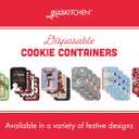 2 x GIA'SKITCHEN Disposable Aluminum Pans with Lids, 24 Piece, Set of 12 - Heavy Duty Foil Pans with Lids Perfect for Leftovers, Holiday Treats, Gift Giving - Assorted Snowman Rectangular