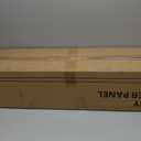 2-Jet Rainfall Shower Panel System with Rainfall Shower Head, Shelf, STub Spout and LED Light in Matte Black