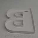 Mifoci 13.7" Fillable Paper Mache Cardboard Letter for Charcuterie Birthday Party and Anniversary Fillable Paper Mache Chocolate Candy Decoration Letter B 