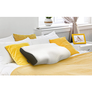 Derila Cervical Queen Size Pillow for Sleeping - Ergonomic Neck Support Pillow for Neck & Shoulder Pain Relief - Side, Back, Stomach Sleepers - Contour Best Bed Anti-Snoring Pillows for Sleeping