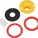 Oatey 43403 Set-Rite Toilet Flange Extension Kit, 1/2"-5/8", Red, Yellow