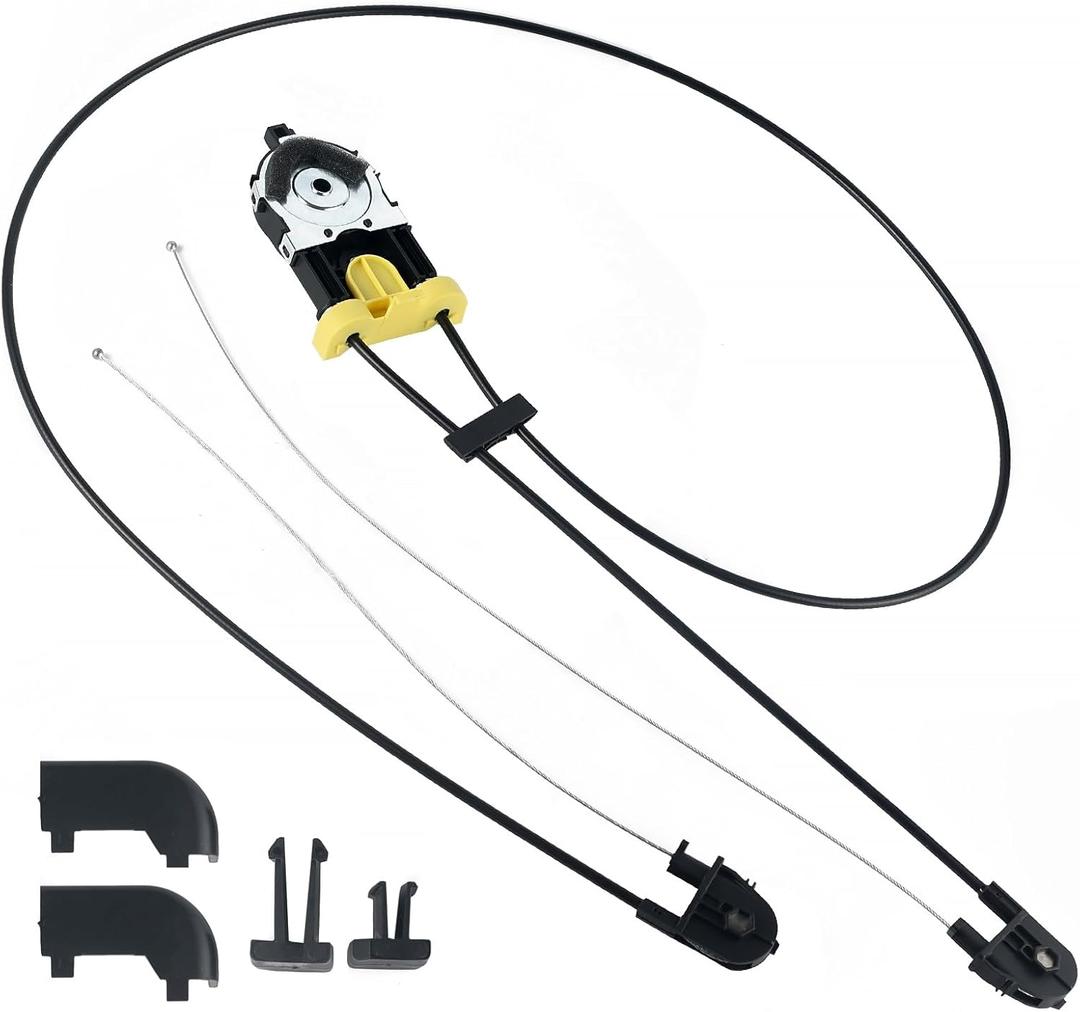 25980205 Rear Power Sliding Window Regulator and Motor Assembly Compatible with 2010-2013 Silverado 1500 2007-2014 GMC Sierra 1500 2007-2014 Chevrolet Silverado 2500 HD 3500 HD