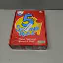 5 Second Rule Game - Simple Questions Card Game for Family Fun, Party, Kids, Travel, Game Night & Sleepovers - Think Fast and Shout Out Answers - For Ages 10+