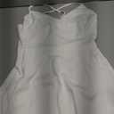 FANCYINN Women High-Low Hem Dress Spaghetti Straps Deep V Neck Floral Backless A Line Skater Cocktail Dresses, Small