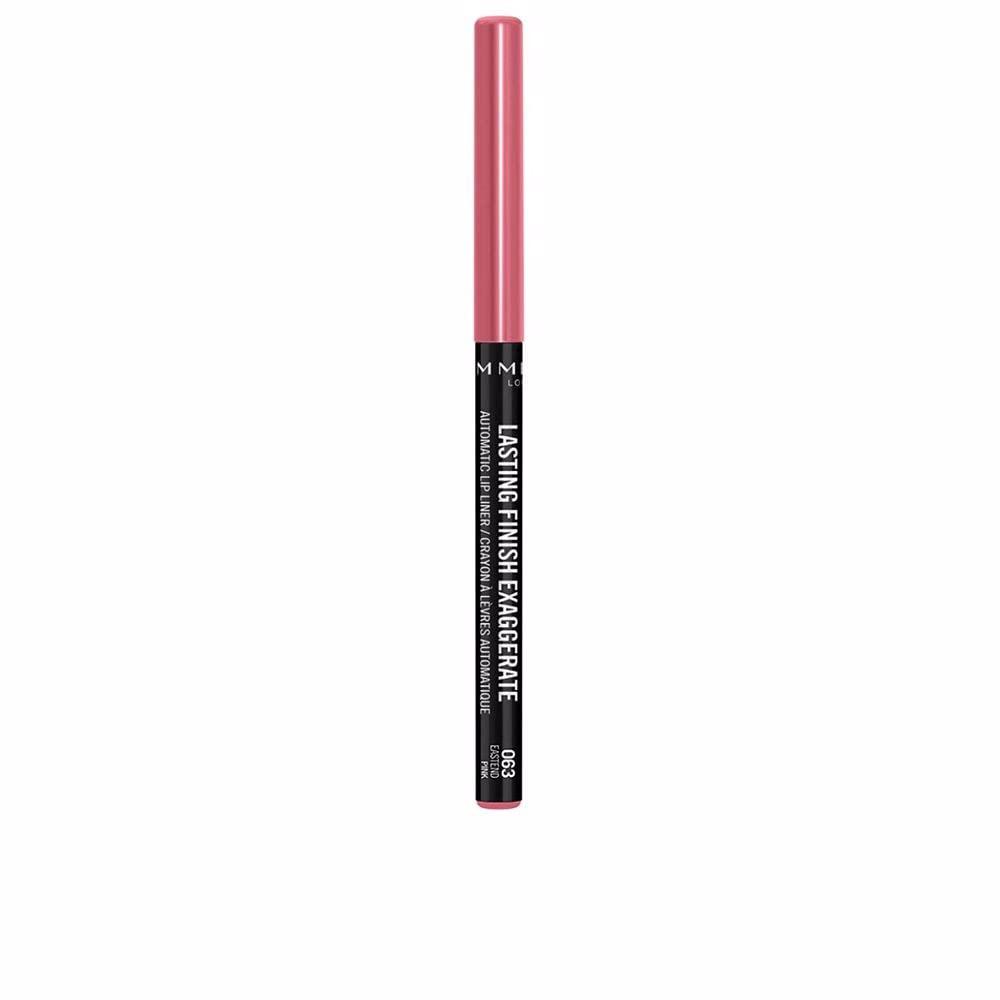Rimmel Lasting Finish Exaggerate Automatic Lip Liner - Rich, Smooth Formula, Long Lasting - 63 Eastend Pink, .01oz