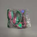 Riwbox CT-7 Cat Ear Bluetooth Headphones, LED Light Up Bluetooth Wireless Over Ear Headphones with Microphone and Volume Control for Travel/School/Smartphones/Laptop/PC/TV (Pink&Green)