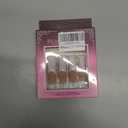 Curved Nail Tips White French Tip Press on Nails Long Square Fake Nails Unique False Nails with Pink Bow Designs Cute Stick on Nails Glue on Nails for Women Girls 20Pcs