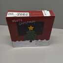 Christmas Tree Topper Lighted Star with Built-in 10 Replaceable Bulbs, 9.5 Clear Five-Pointed Star Tree Topper Plug in for Indoor Office Xmas New Year Holiday Tree Decoration, Warm White