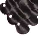Human Hair Bundle Natural Black Body Wave Bundles 20 22 24 inch 100% Unprocessed Brazilian Virgin Hair 3 Bundles 150g #1b Color Natural Black