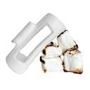 Fashion Hair Clips, Cloud Hair Pins for Women, 3.9 inch Hair Claw Clip for Thick/Fine/Thin/Curly Hairstyle, White 3 Pack