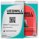 UESWILL Smooth Matte Hard Shell Case Cover Compatible with 2010-2017 Release MacBook Air 13 inch (Model A1466 / A1369) + Microfibre Cleaning Cloth, Red
