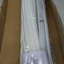 LazBlinds No Drill Roman Shades for Windows, Cordless Light Filtering Window Shades with UV Protection, Polyester Fabric for Bedroom & Living Room, 28" W x 64" H, Off White