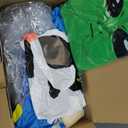 9 FT Halloween UFO Cow Alien Inflatable Yard Decor with LED Blow Up Inflatable Alien and Cow for Halloween Outdoor Yard Garden Lawn Decoration