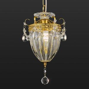 Modern Chandelier, Gold Chandelier Crystal Pendant Lights Small Chandelier Light Fixture, Crystal Chandeliers for Living Room Dining Room Kitchen Entryway (1 Pack)