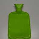HomeTop Premium Classic Rubber Hot Water Bottle (Green) (67.63 Fl Oz (Pack of 1))