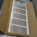 30x10 Return Air Grille(Duct Opening Size),Air Return Vent Cover,Flat Vent Cover,Rejillas De Aire Acondicionado Para Casa,Return Air Grilles,Outer Dimensions:31.75"Wx11.75"H(30"W x 10"H, Duct Opening)