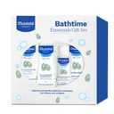 Mustela Baby Bath Time Essentials Gift Set - Natural & Plant-Based Baby Skin Care - 4 Items Set