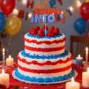 Spider Cartoon Birthday Cake Topper, Spider Web Theme Cake Decor for Kid Birthday Party Decorations (1)