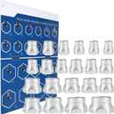 6-Point Truck Wheel Bearing Locknut Socket Set with Display Tool Board 9850
