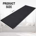 Amylove 1 Pack Polyurethane Foam 1" x 24" x 72" High Density Cushion Upholstery Foam Sheet for Seat Replacement DIY Projects Chairs Headboards Sofas Home (Black)