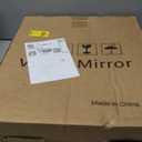 ROLOVE 13 Inch Vanity Mirror with Lights, Round Make Up Mirror with Lighting, LED Mirror Makeup Mirror with Lights for Bedroom Tabletop, Smart Touch Control, 360 Rotation (White)