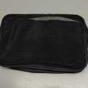 PATIKIL 11" x 7" Ping Pong Paddle Case, Table Tennis Racket Case Soft Cover Container Bag for Sports Accessories, Black